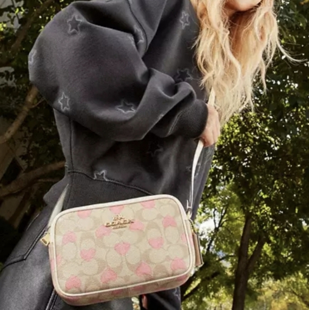 brand new coach heart jamie purse
